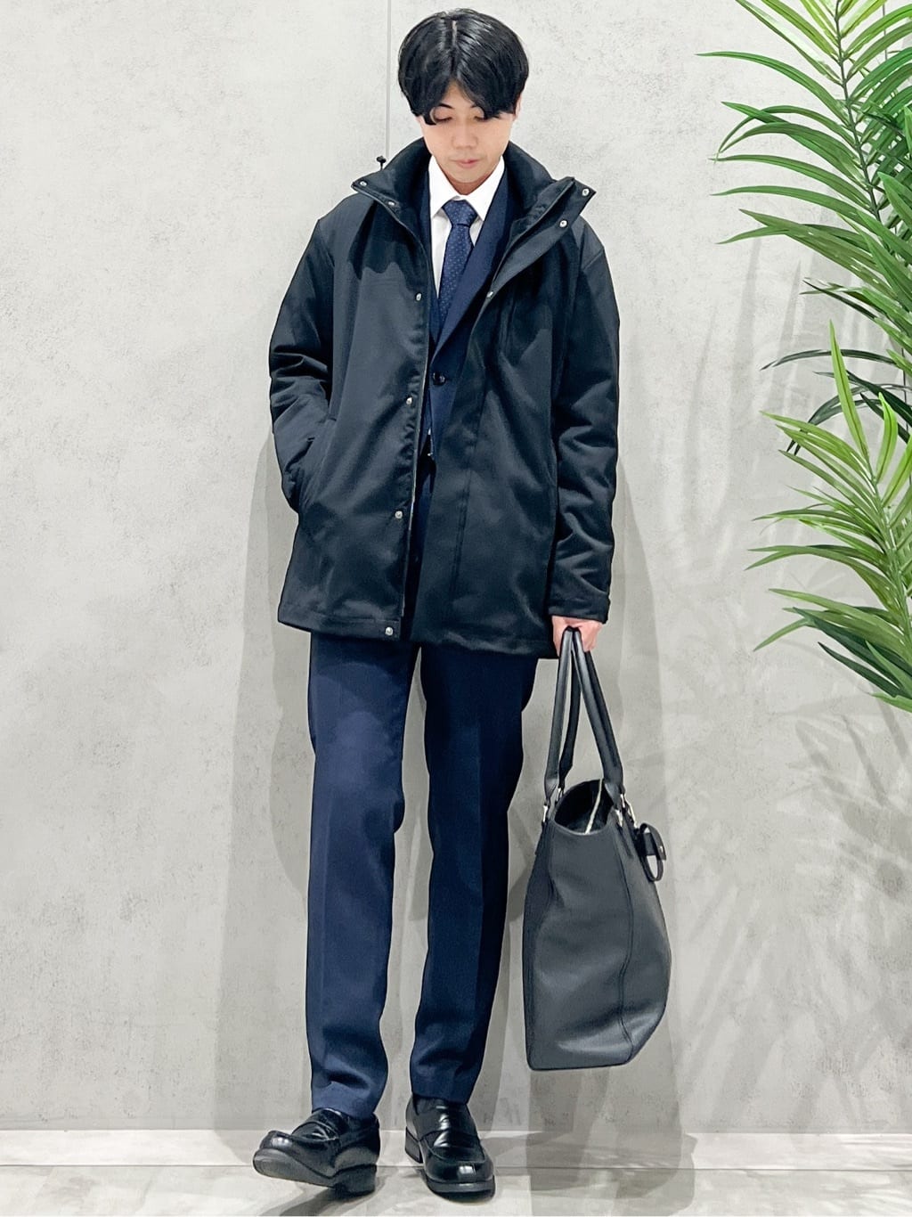 SHI-MAさんの「THE SHOP TK｜【3WAY】中綿ライナー付き カルゼコート　洗濯機OK/ON・OFF対応」を使ったコーディネート