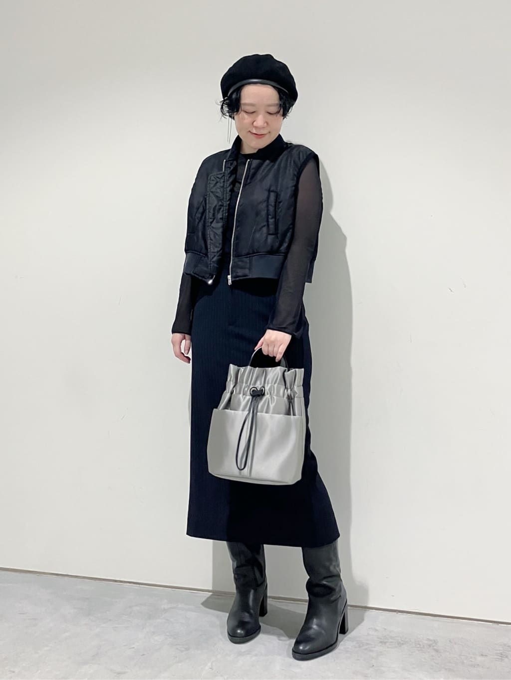 Cさんの「HIROKO HAYASHI｜LUINI SATINE（ルイーニ サティーネ）ショルダーバッグ」を使ったコーディネート