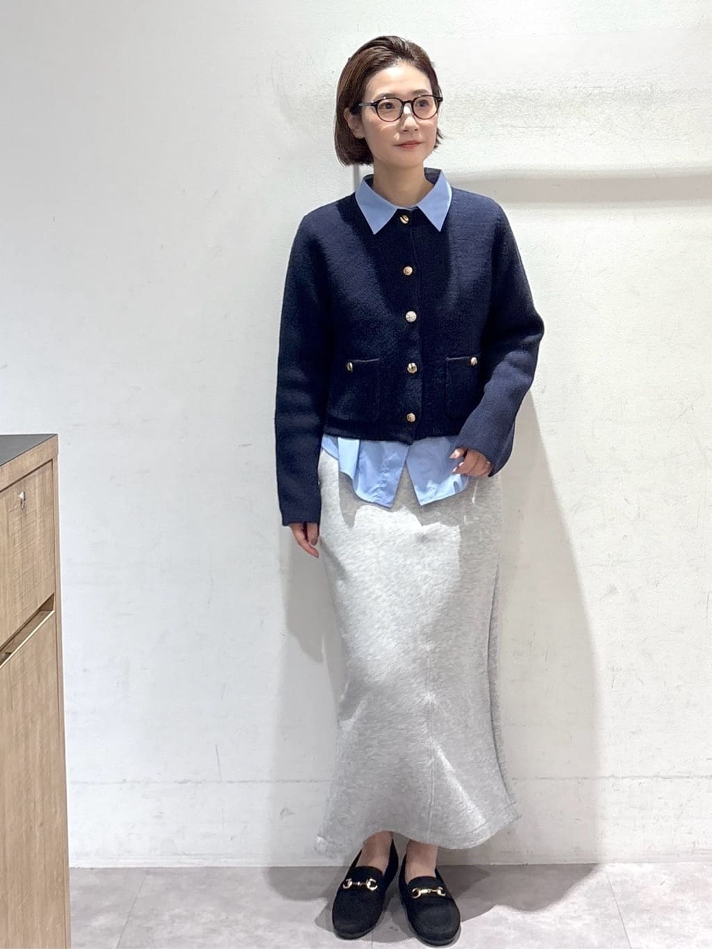 たけねぇさんの「OPAQUE.CLIP｜ポケット刺繍レギュラーカラーシャツ【洗濯機OK】」を使ったコーディネート