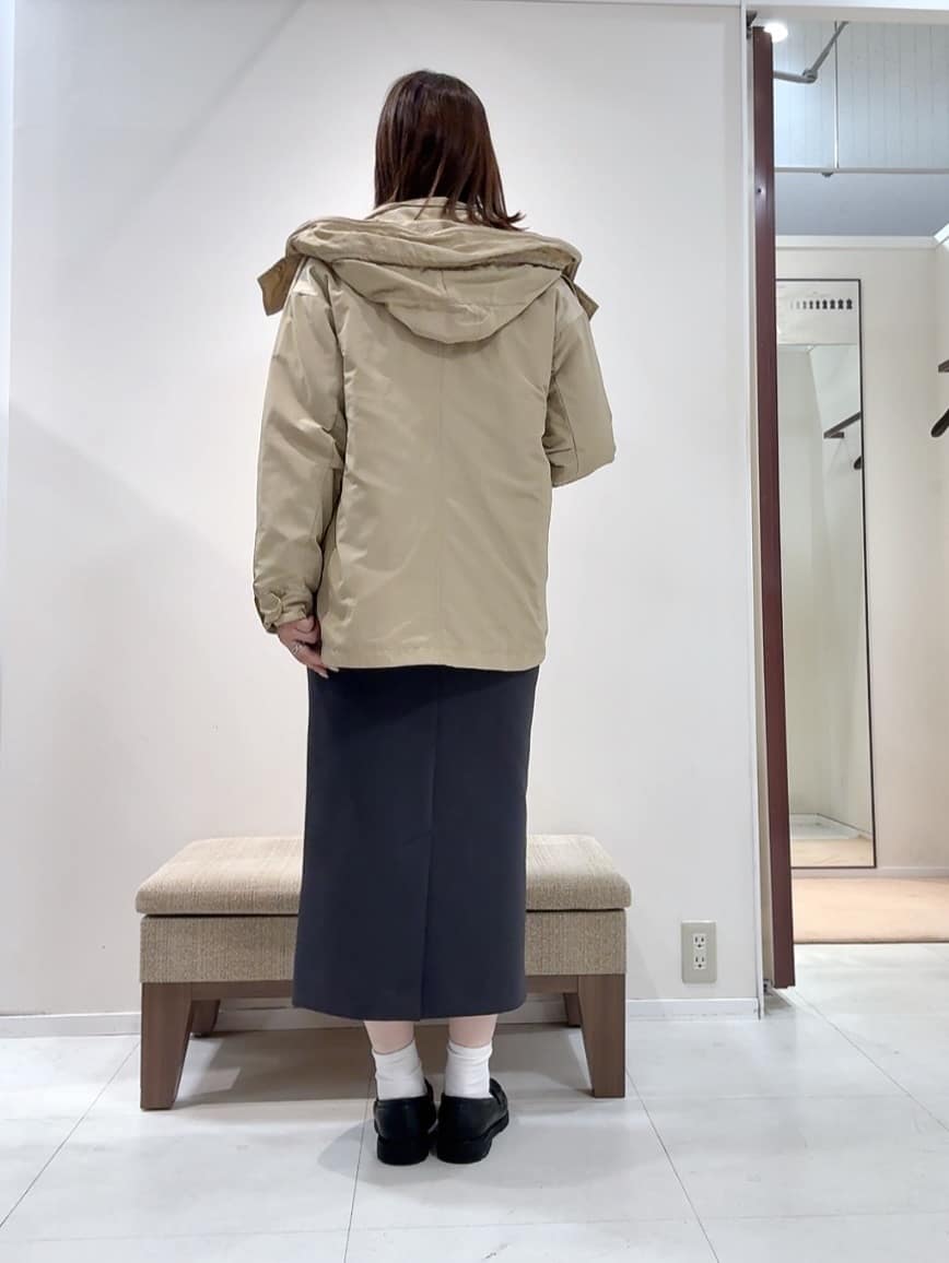 YUIさんの「UNTITLED｜【セットアップ可/洗える/ウエストゴム】ダンボールジャージスカート」を使ったコーディネート