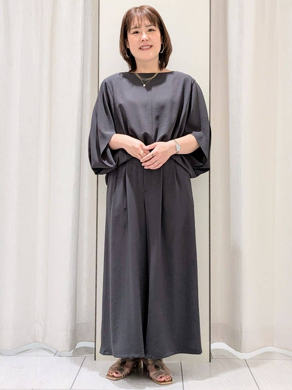 Onumaさんの「UNTITLED｜【ステンレス】レイヤードチェーンネックレス」を使ったコーディネート