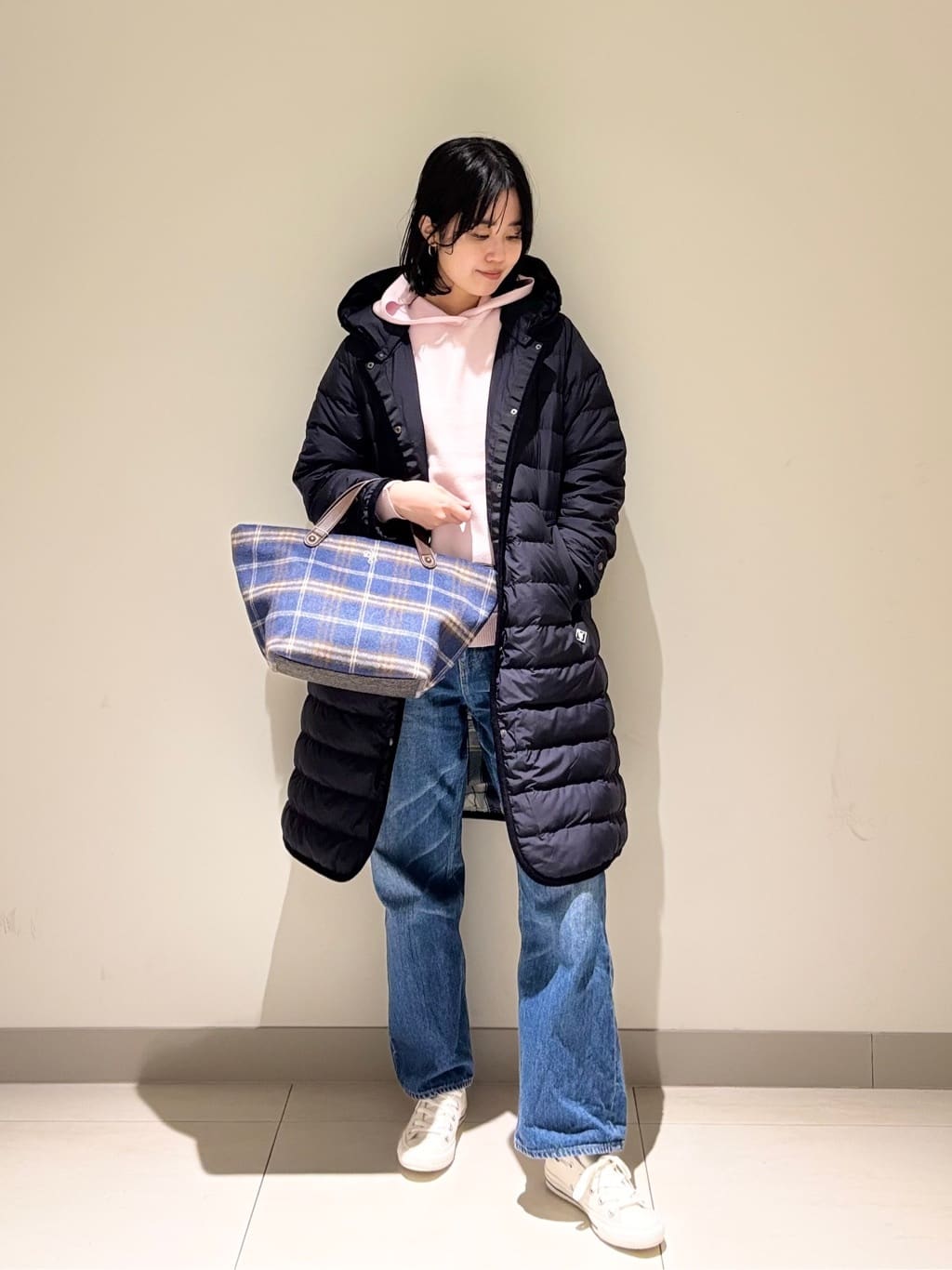 mayuさんの「Dessin｜【撥水・2WAY】ミュラーダウンコートロング丈」を使ったコーディネート