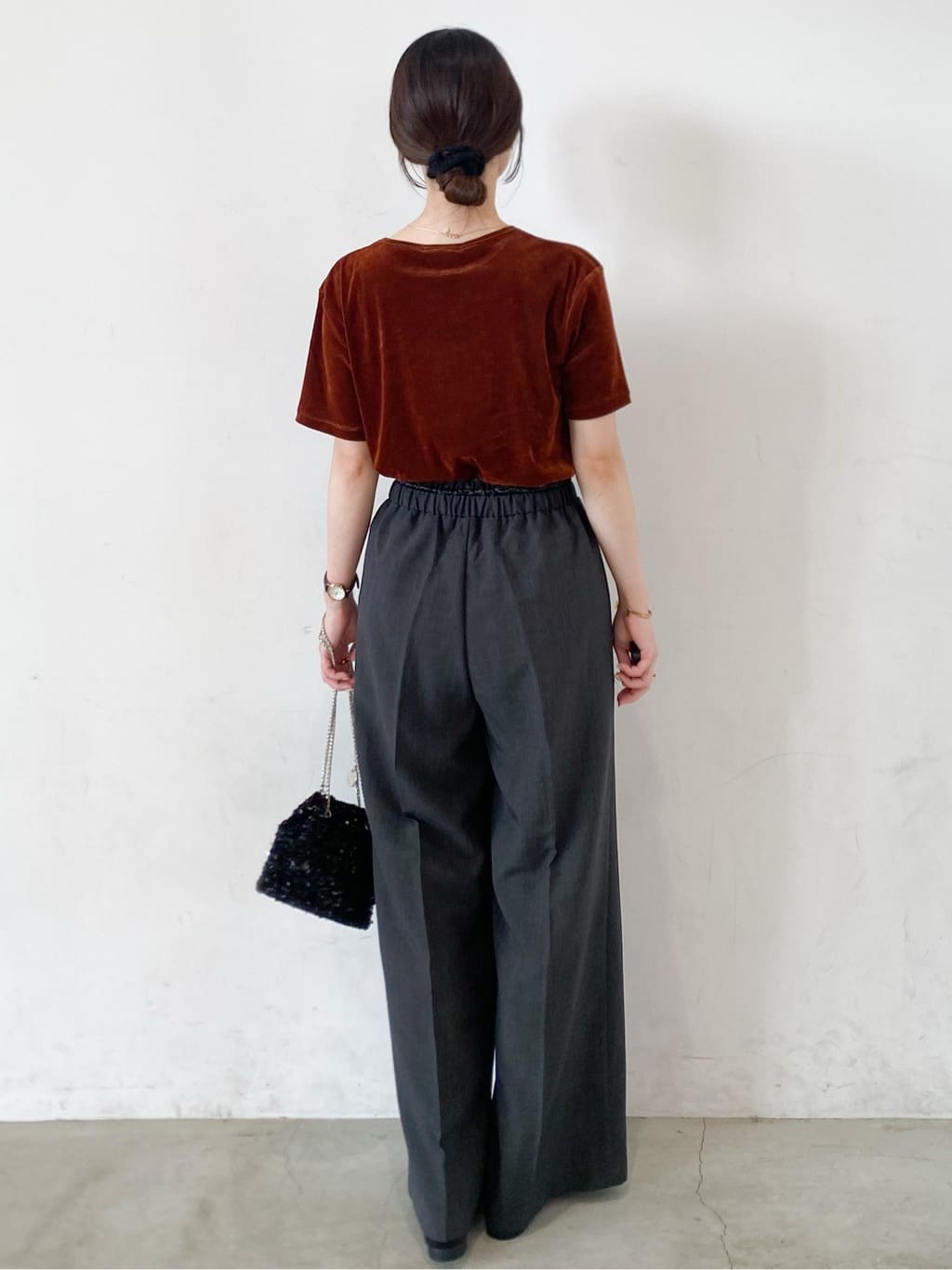 haruさんの「OPAQUE.CLIP｜フロッキーチュールTシャツ【洗濯機洗い可】」を使ったコーディネート