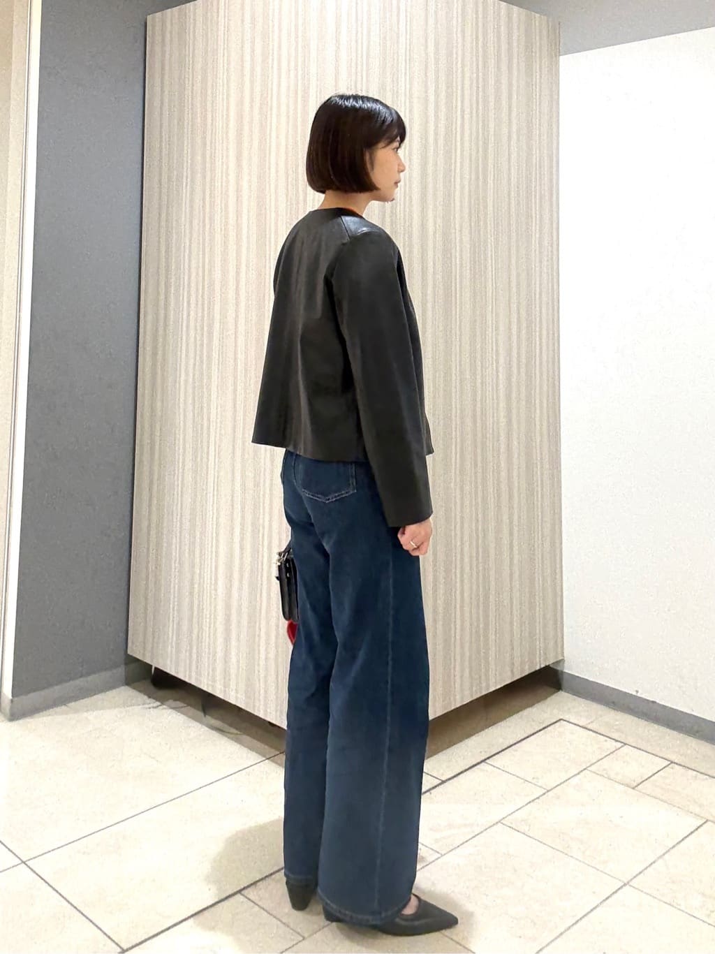 Itoさんの「UNTITLED｜【グレー/ブルー/ジーンズ】ソフトワイドデニムパンツ」を使ったコーディネート