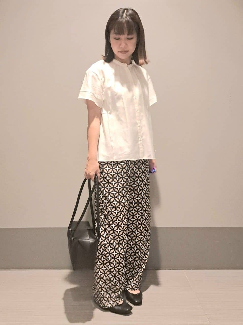 Takahashiさんの「DRESSTERIOR｜◆ソフトレザーバレエシューズ」を使ったコーディネート