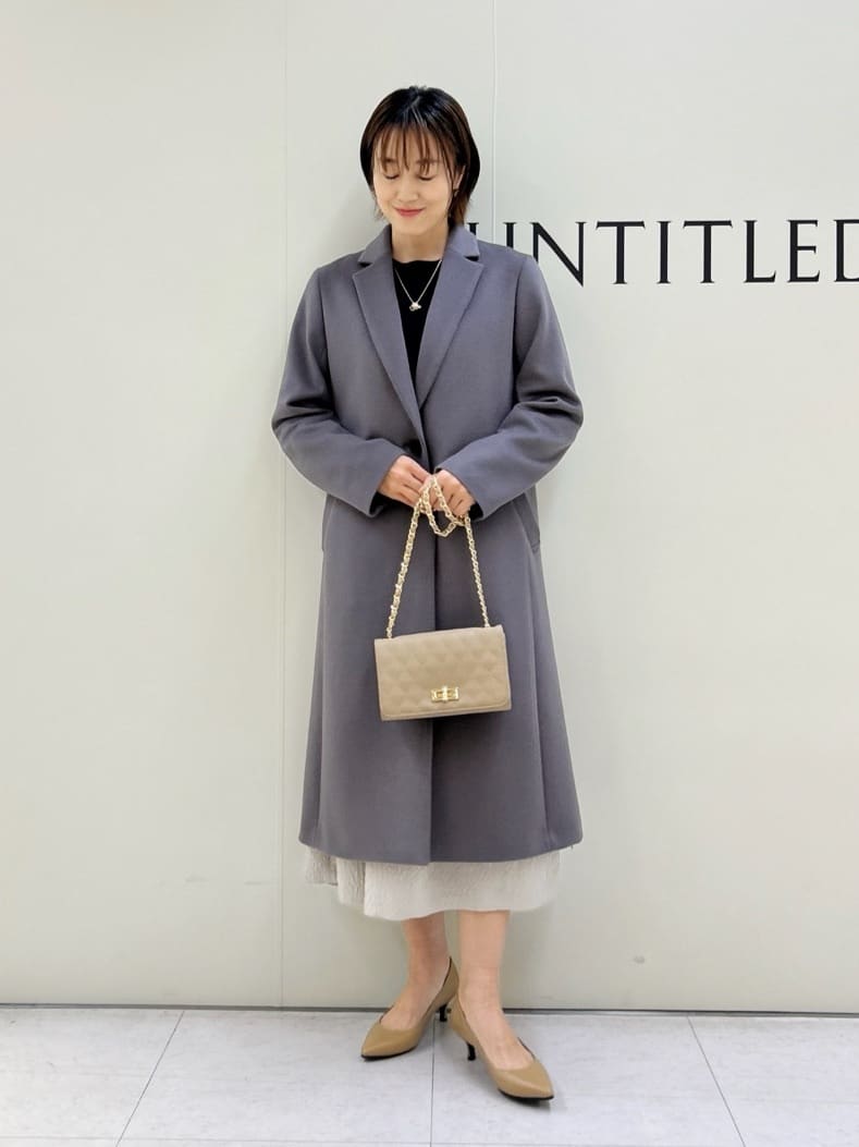 Mikiさんの「UNTITLED｜【スタイリッシュ／オンオフ兼用】ウールチェスターコート」を使ったコーディネート
