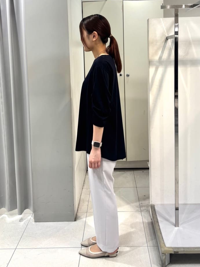 yuiさんの「Reflect｜◆【腰周りカバー】すっきり見えAラインカットソー」を使ったコーディネート