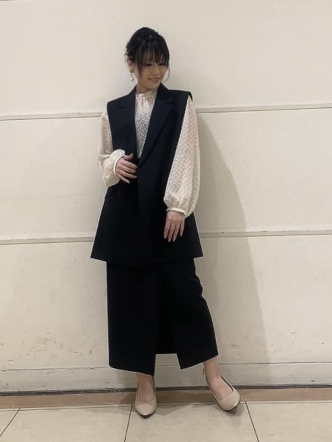 watanabeさんの「UNTITLED｜【セットアップ可/洗える】スラブテーラードカラージレ」を使ったコーディネート