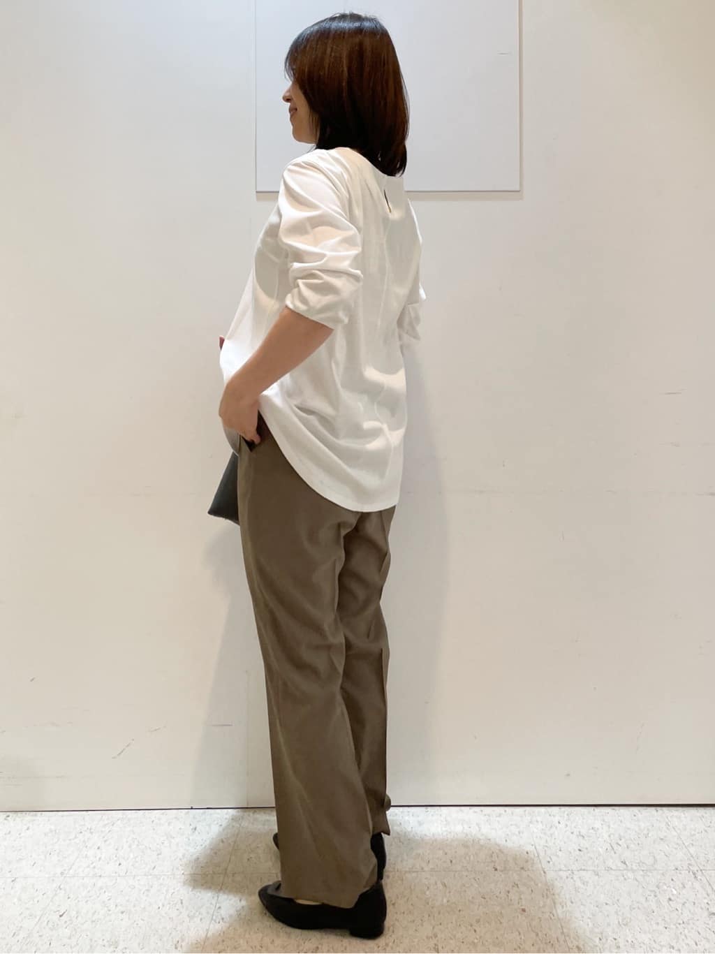 めいさんの「Reflect｜【マシンウォッシュ可】リネンライクフレアパンツ」を使ったコーディネート