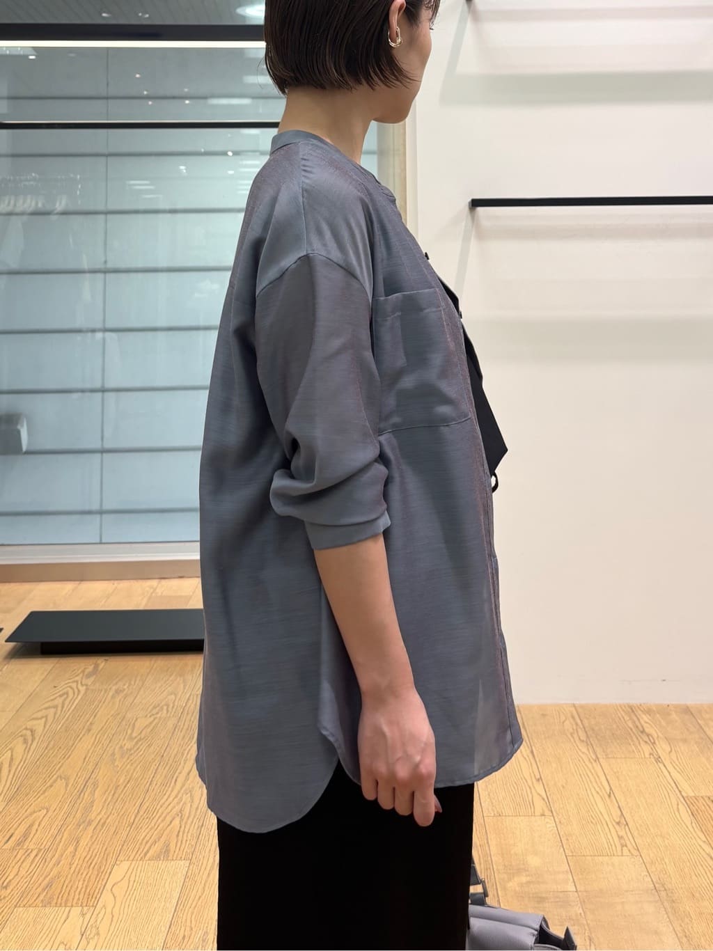 asamiさんの「INDIVI｜【洗える／UVケア／SETUP可能】ドロストワイドパンツ」を使ったコーディネート