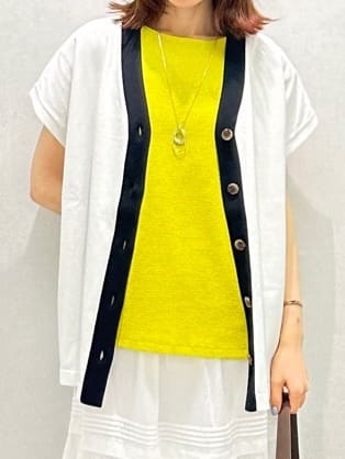 Miwaさんの「UNTITLED｜【追加】ライトダブルリングネックレス」を使ったコーディネート