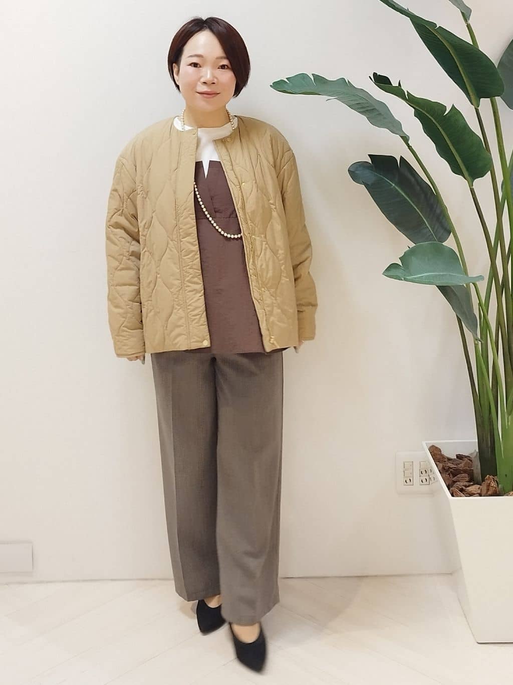 s u g iさんの「UNTITLED｜【洗える/ゆったりシルエット】ビスチェドッキング　プルオーバー」を使ったコーディネート