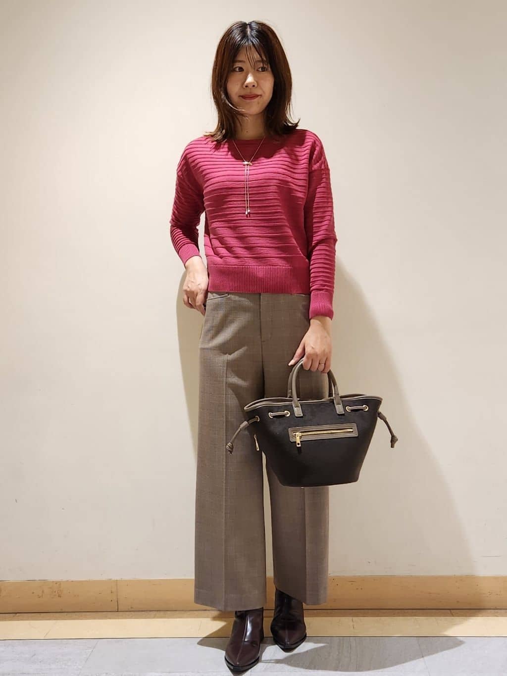yukaさんの「COUP DE CHANCE｜【手洗い可】ストレートワイドパンツ」を使ったコーディネート