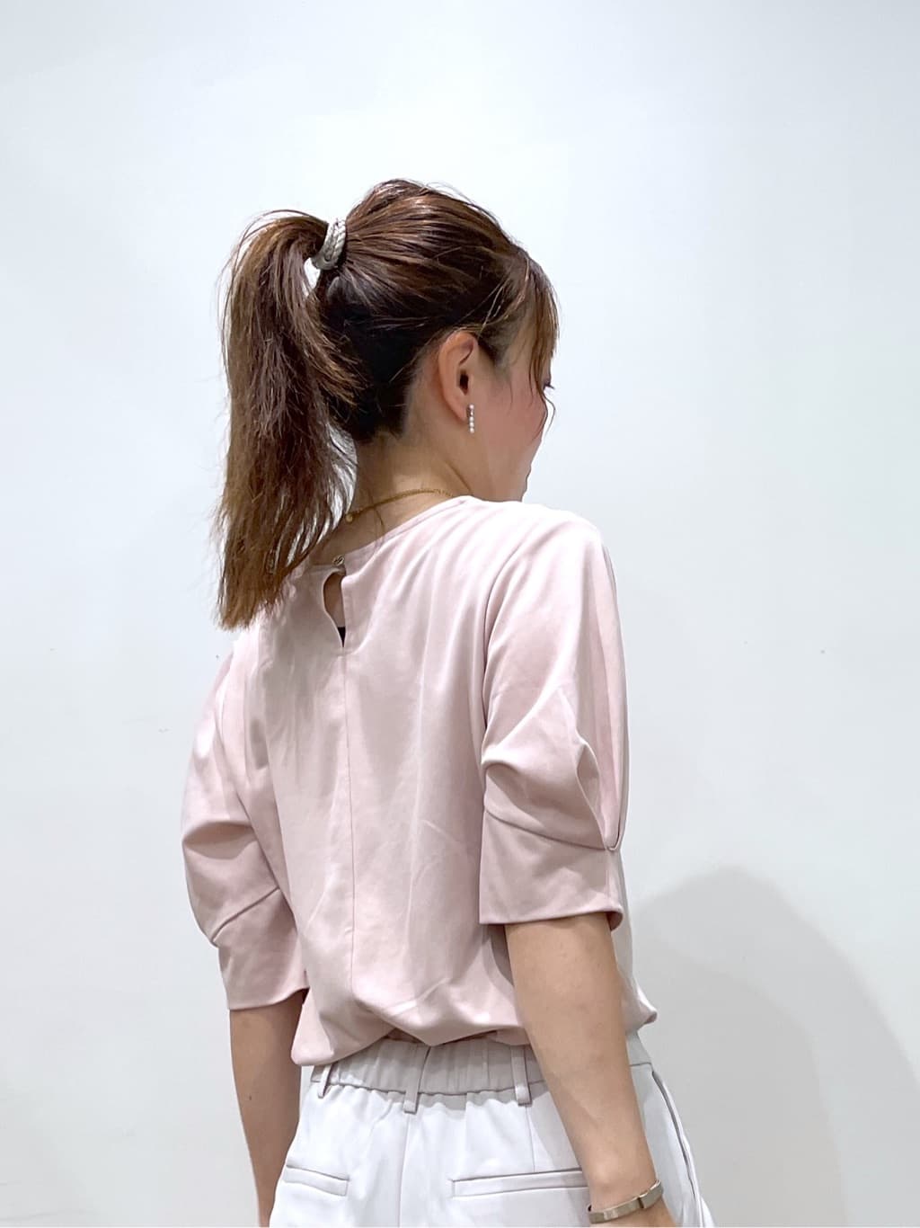 Junさんの「index｜ストレッチノーカラージャケット／セットアップ対応【洗濯機洗い可／イージーアイロン／防シワ】」を使ったコーディネート