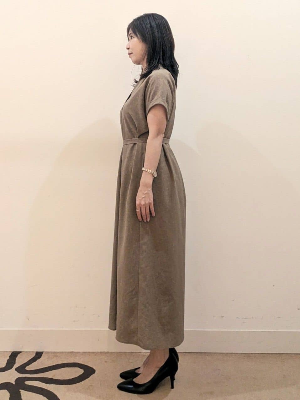 laverさんの「UNTITLED｜【UV/はっ水】リラククールワンピース」を使ったコーディネート