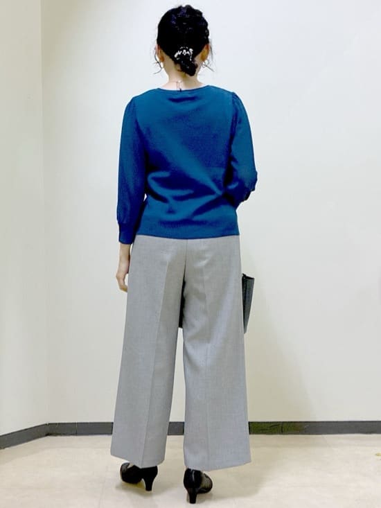 beni_gingerさんの「Reflect｜【単品使いOK◎／セットアップ可】リラクシーメランジワイドパンツ」を使ったコーディネート