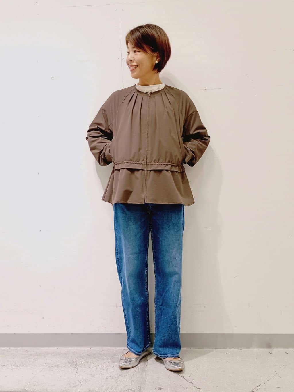 Kさんの「INDIVI｜【UVケア／吸汗速乾】スリーブデザインブラウス」を使ったコーディネート