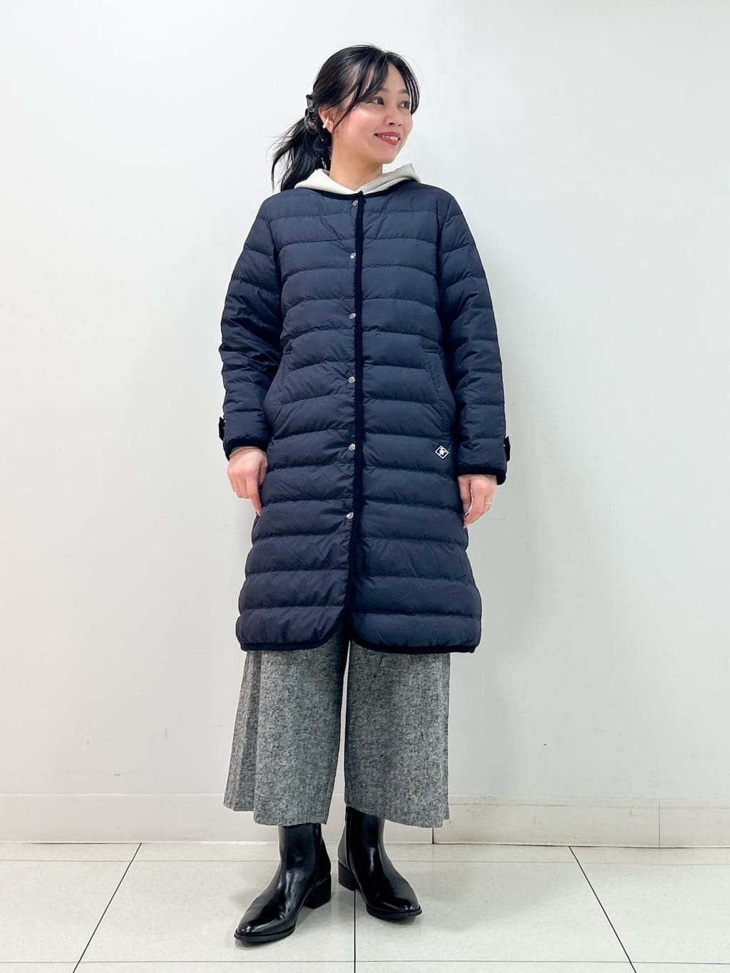 Kaiさんの「Dessin｜【撥水・2WAY】ミュラーダウンコートロング丈」を使ったコーディネート