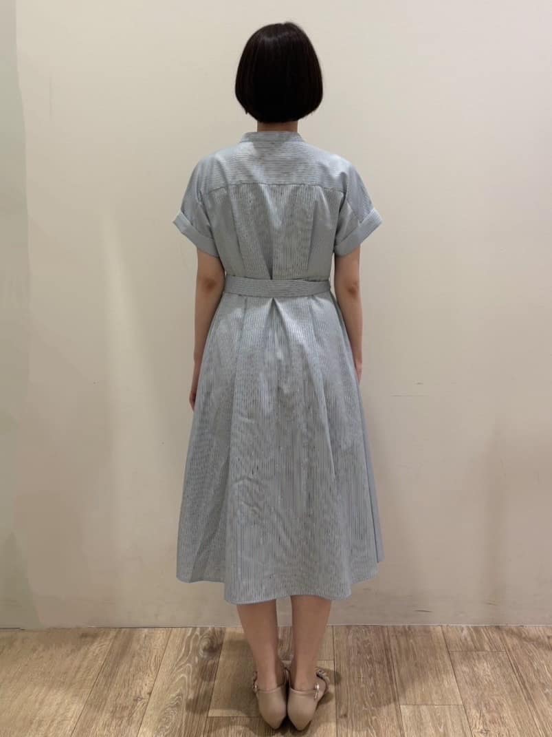 honamiさんの「index｜《XS-LLサイズ》マルチストライプシャツワンピース【洗濯機洗い可／イージーアイロン／防シワ】」を使ったコーディネート