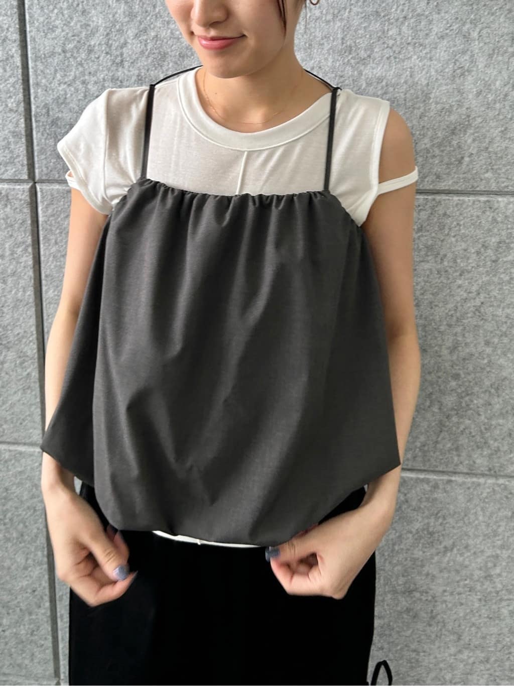 harunaさんの「CODE A｜compact edge tee」を使ったコーディネート