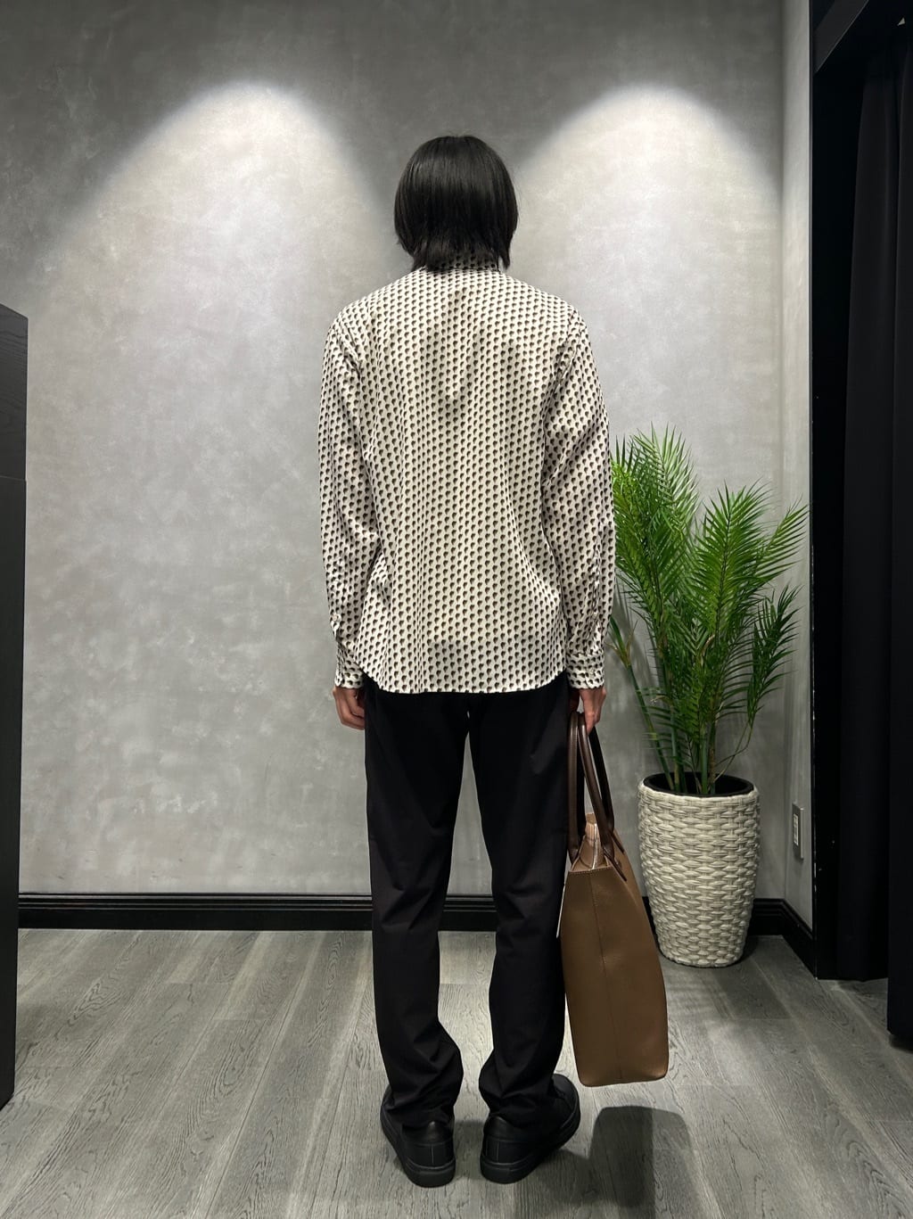 ruiさんの「TAKEO KIKUCHI｜ボーラーハット柄 長袖シャツ」を使ったコーディネート