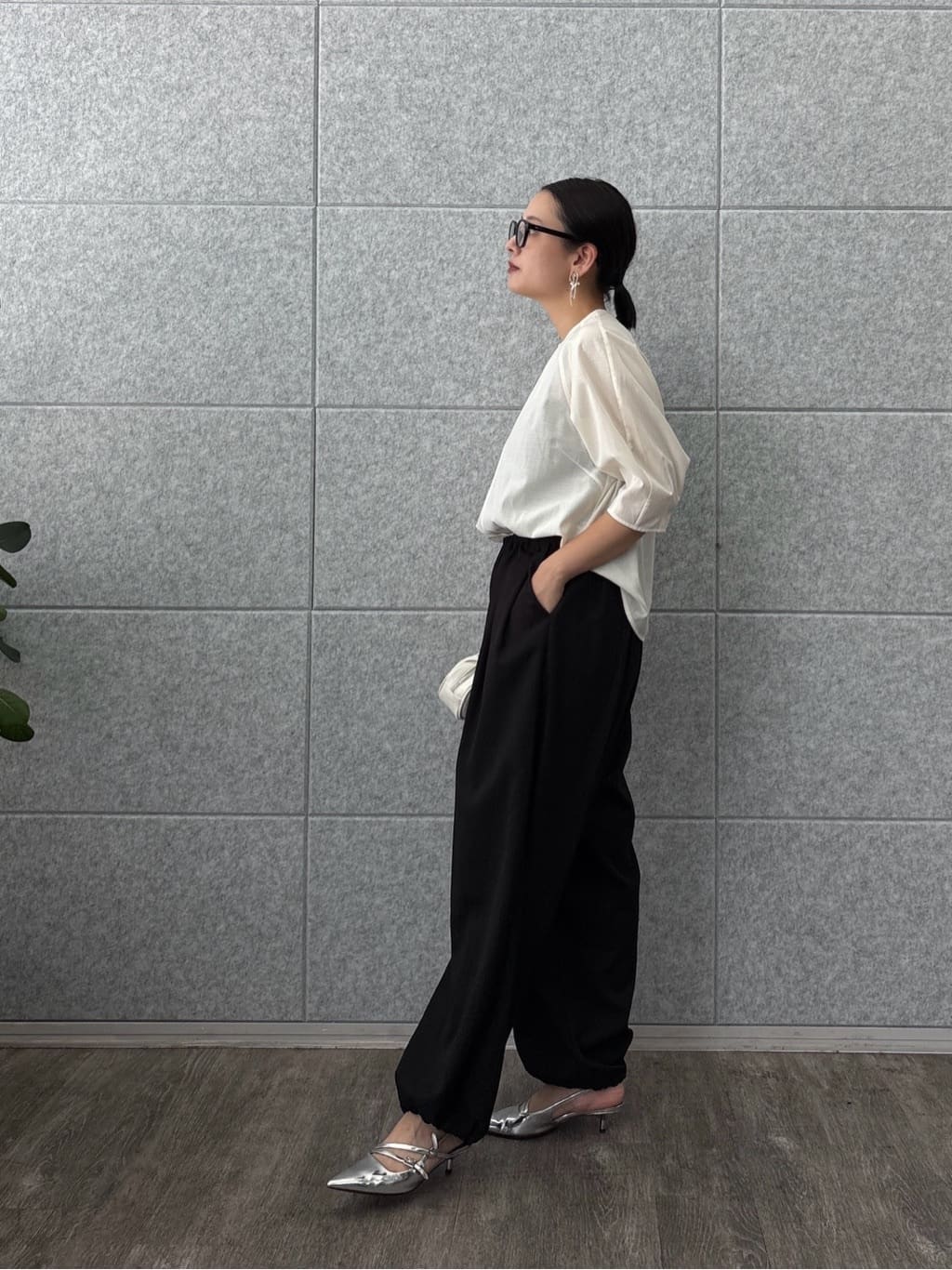 ayanoさんの「INDIVI｜ボトルネックブラウス」を使ったコーディネート