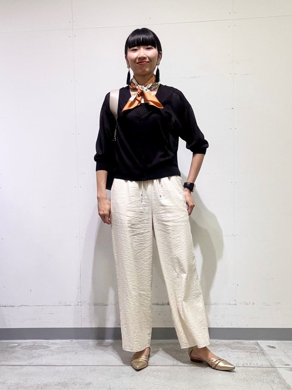 naoさんの「INDIVI｜【日本製】ビスチェインナータンクトップ」を使ったコーディネート