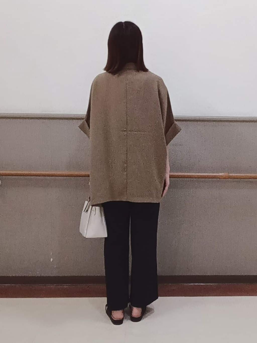 hamさんさんの「THE SHOP TK｜アソートロゴTシャツ【接触冷感/防シワ/吸水速乾/UVケア/洗濯機OK】」を使ったコーディネート