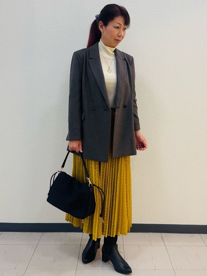 ⭐︎Eimi⭐︎さんの「Reflect｜【イージーケア】サークルダイヤ柄レースプリーツスカート」を使ったコーディネート