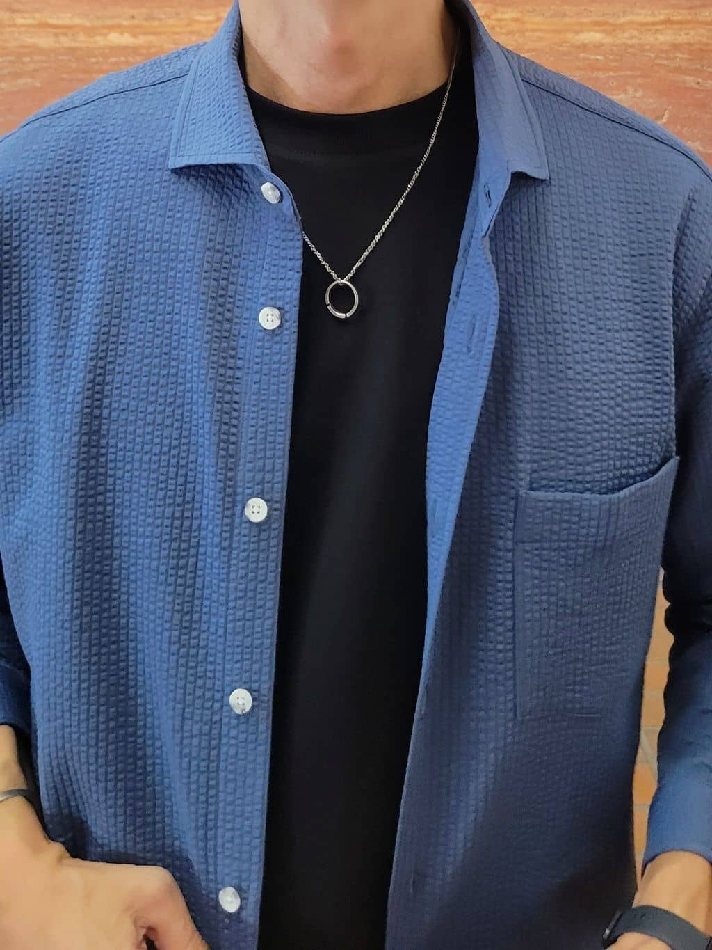 piroyaさんの「TAKEO KIKUCHI｜【抗菌防臭／5サイズ展開】ハイゲージポンチ Tシャツ」を使ったコーディネート