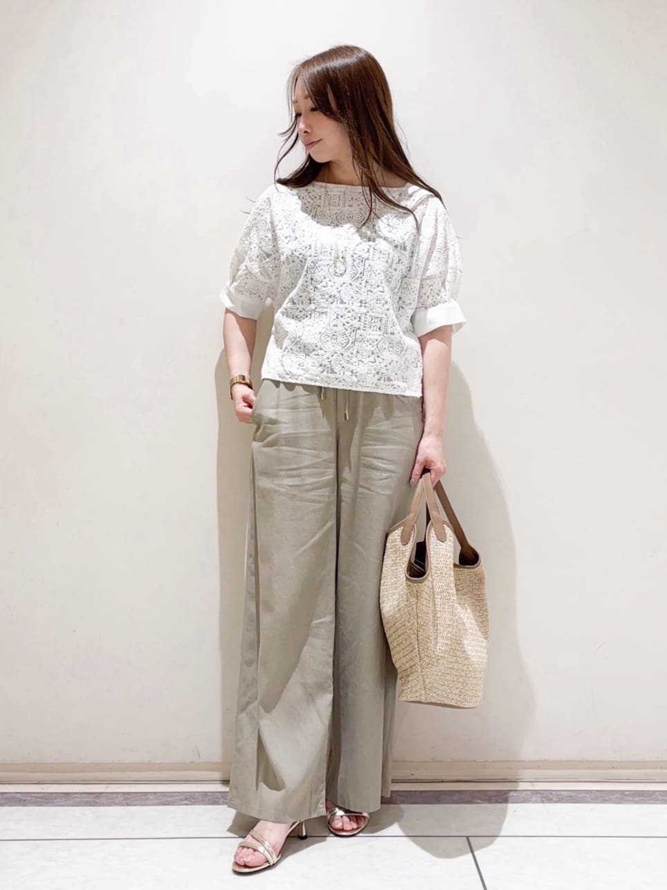sattoさんの「UNTITLED｜フープトップネックレス」を使ったコーディネート
