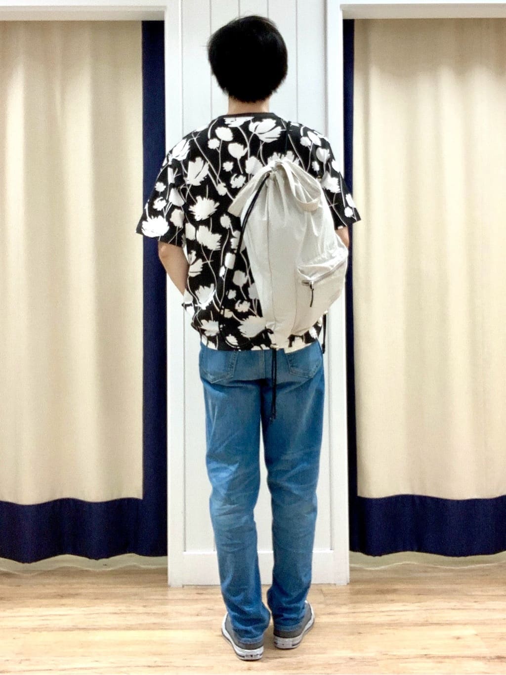 Takaさんの「Dessin｜◆【ユニセックス・洗える】テーパードデニムパンツ」を使ったコーディネート