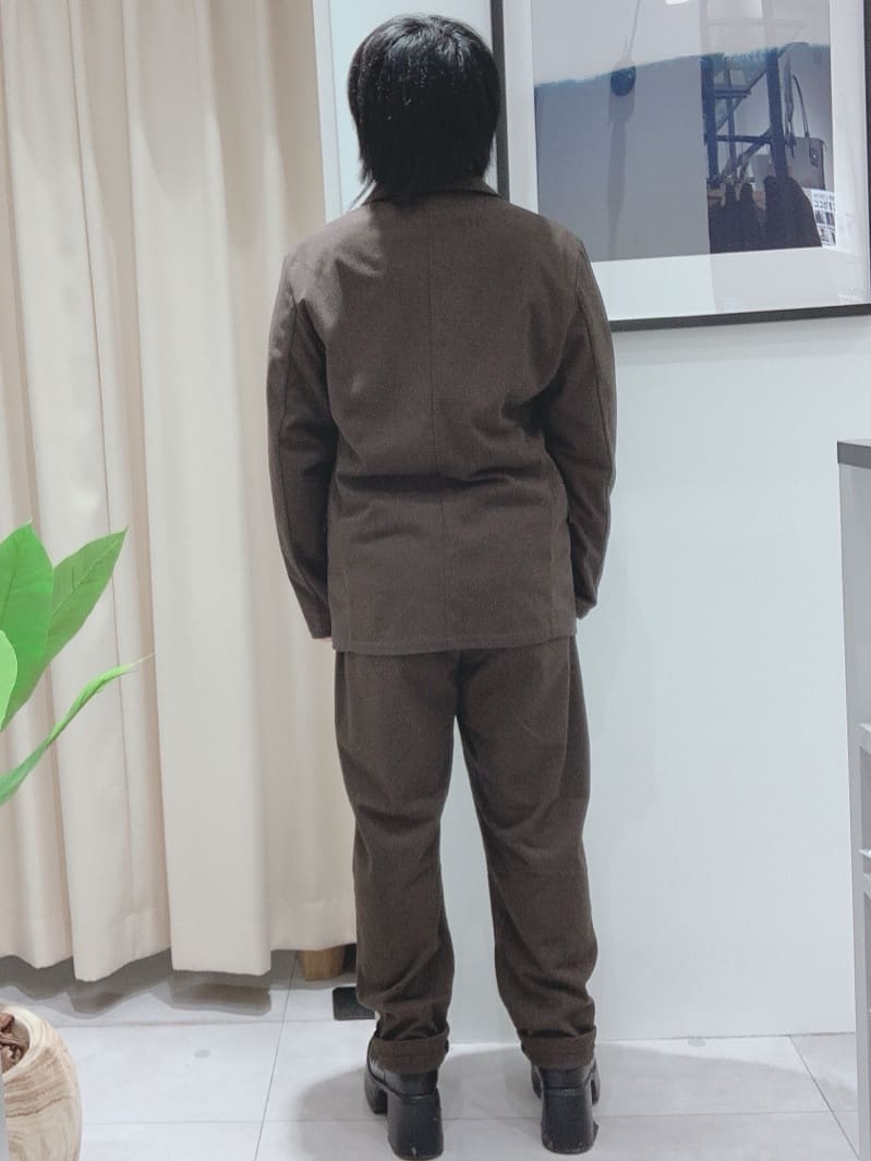 坂。さんの「THE SHOP TK｜ホームスパンジャージジャケット【セットアップ可/洗濯機OK】」を使ったコーディネート