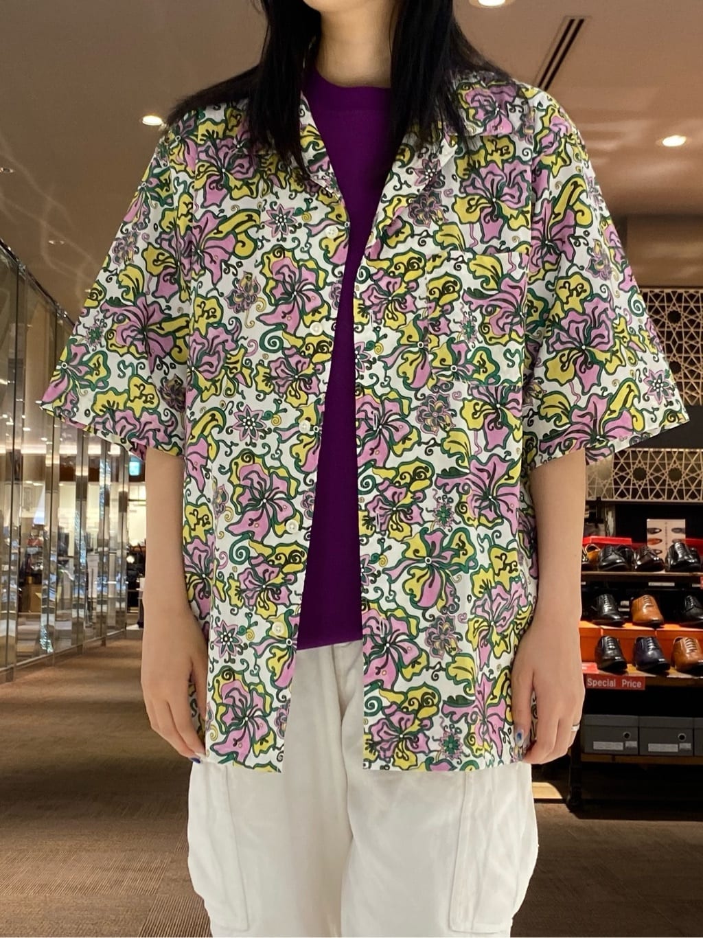 RICOさんの「TAKEO KIKUCHI｜【抗菌防臭／5サイズ展開】ハイゲージポンチ Tシャツ」を使ったコーディネート