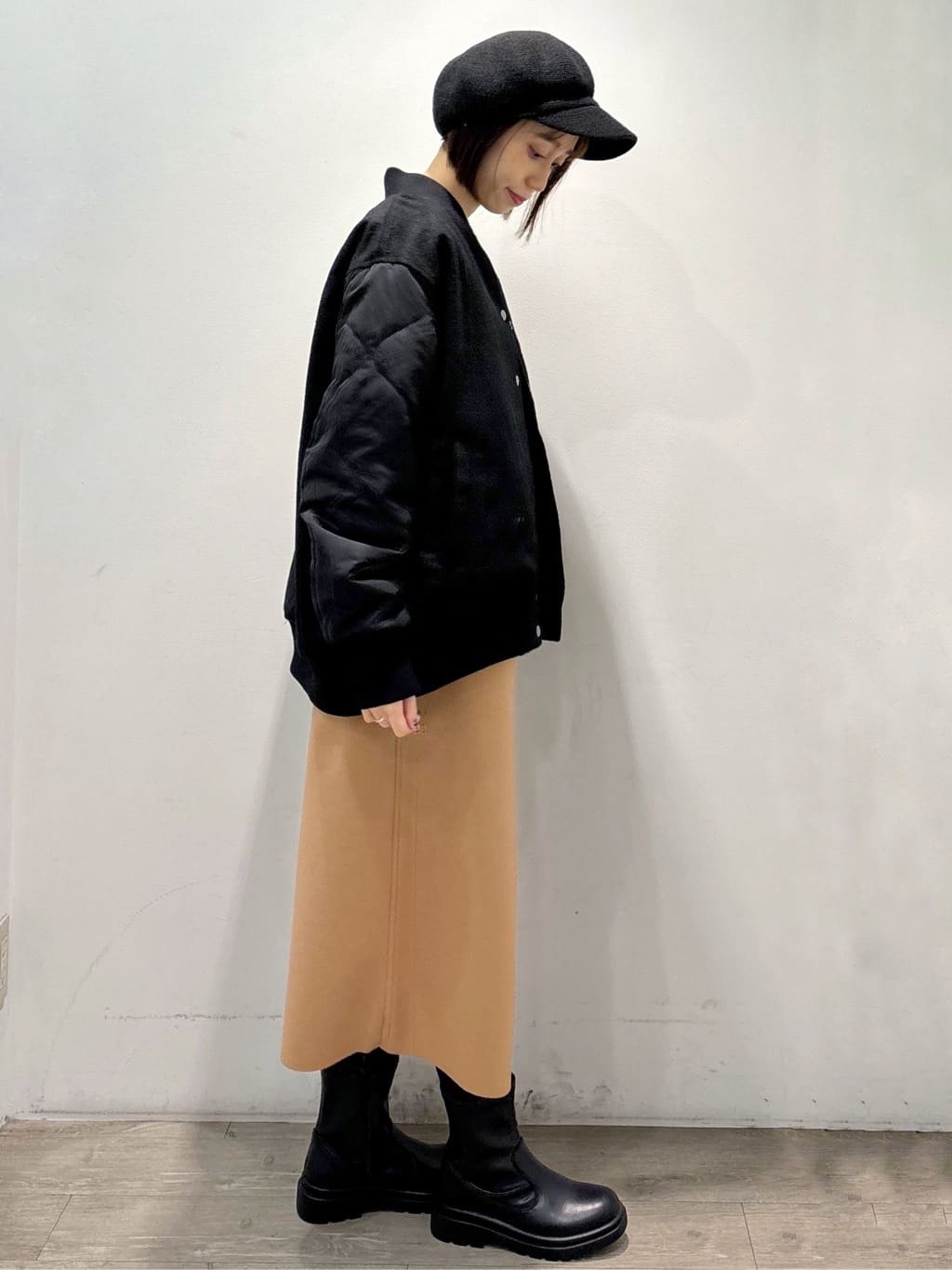 ぶまりんさんの「OPAQUE.CLIP｜《リバーシブル》キルティングブルゾン」を使ったコーディネート