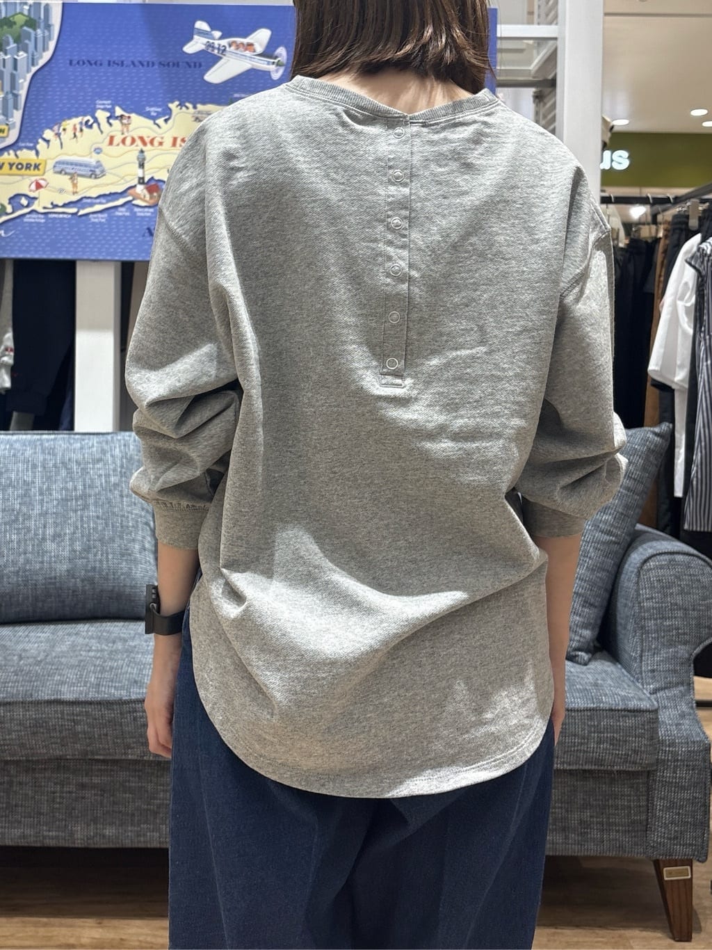 risaさんの「Dessin｜【洗える】マリンデニムパンツ」を使ったコーディネート