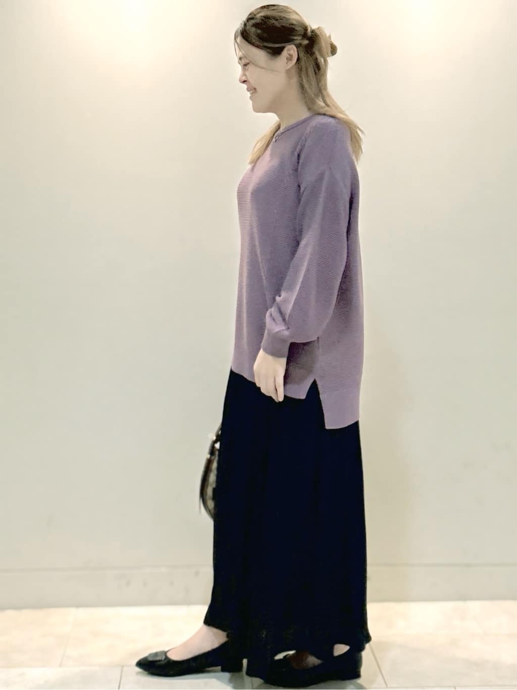 S&auml;K&iuml;さんの「Reflect｜【パンツ合わせにぴったり◎】ゆったりオフボディニット」を使ったコーディネート