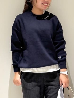 Liriさんの「Dessin｜【選べる首元デザイン/洗える】クルーネックロングTシャツ」を使ったコーディネート