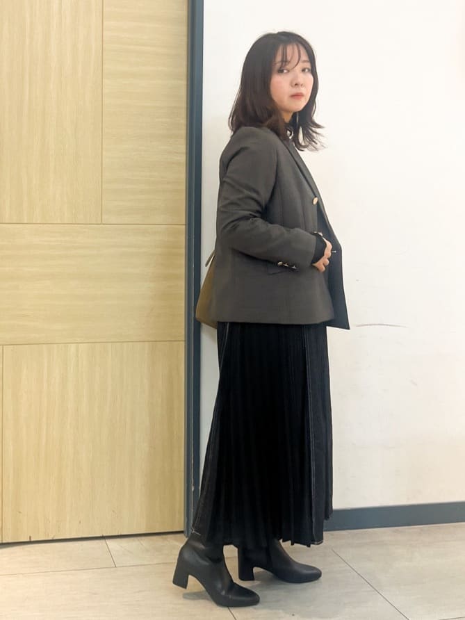 YOさんの「grove｜【カセット服】ダブルブレストテーラードジャケット」を使ったコーディネート