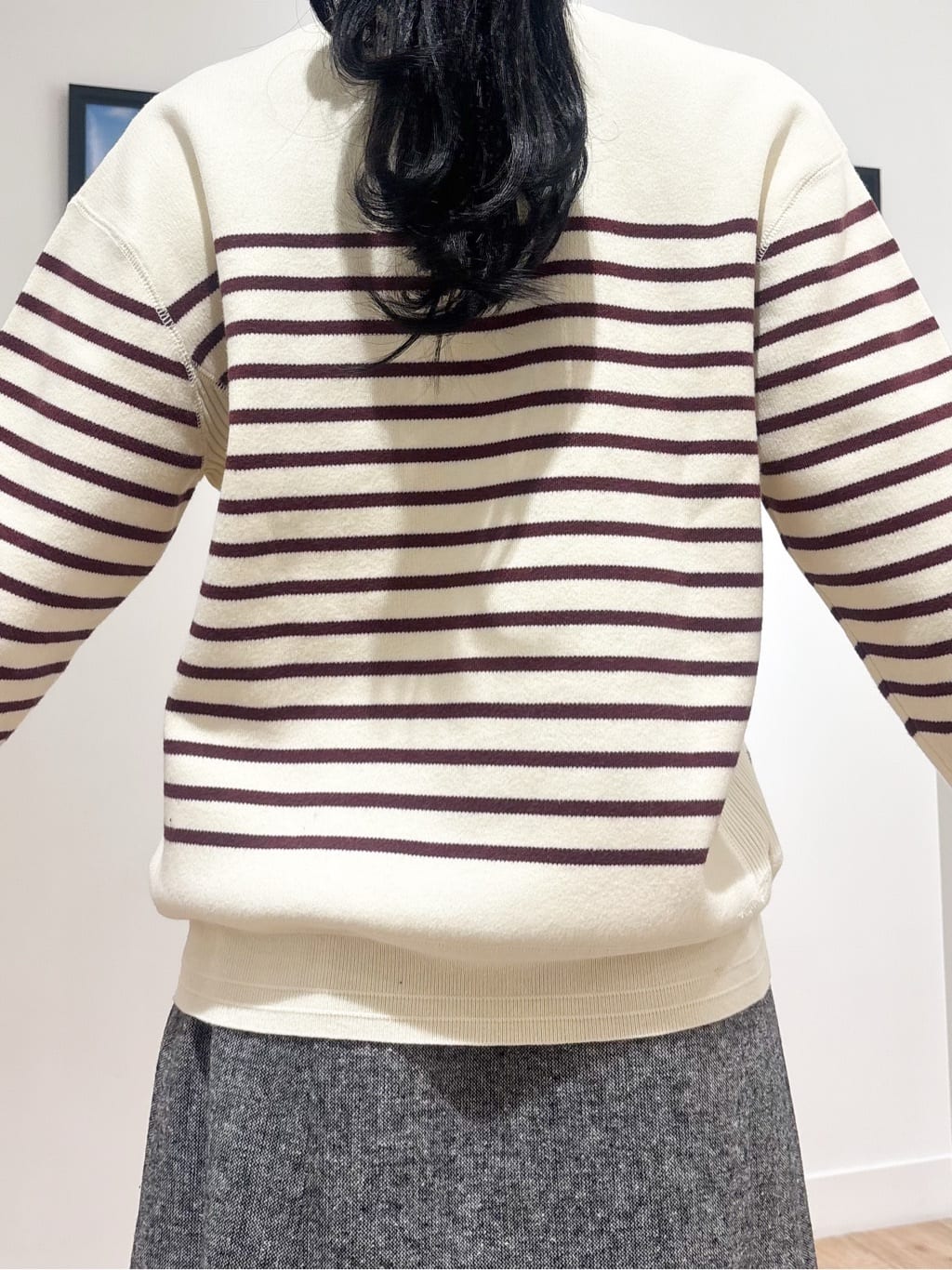 Ririkaさんの「Dessin｜【ユニセックス／洗える】コットンカシミヤブレンドセーター」を使ったコーディネート