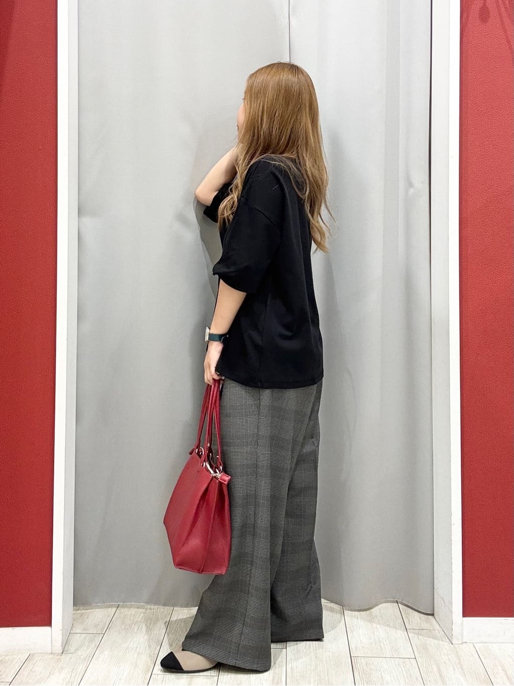 shioさんの「SHOO･LA･RUE｜【ひんやり/洗える/S-LL】袖ねじりシルケットトップス」を使ったコーディネート