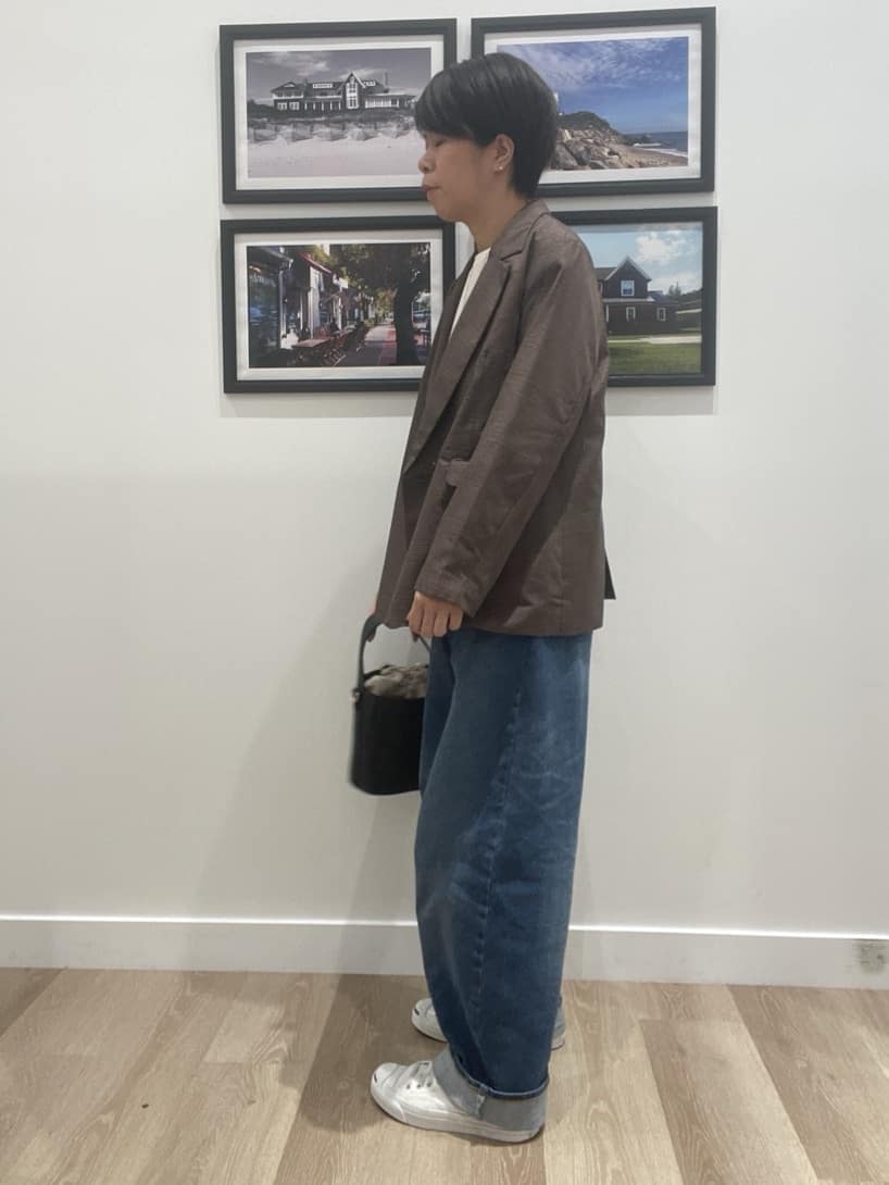 Naoさんの「Dessin｜【洗える】ダブルブレストジャケット」を使ったコーディネート
