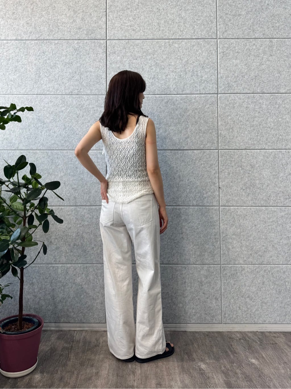 uchi__yamaさんの「CODE A｜【Cup-in】design cut camisole」を使ったコーディネート