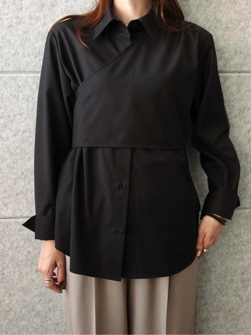 mitsukiさんの「INDIVI｜アシメジレシャツ」を使ったコーディネート
