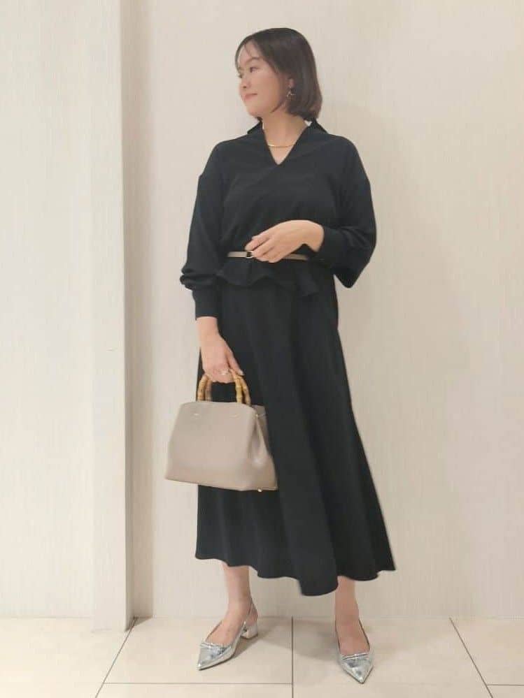 naokoさんの「UNTITLED｜【セットアップ可/スキッパー/ゆったり】リラクパウダーシャツ」を使ったコーディネート