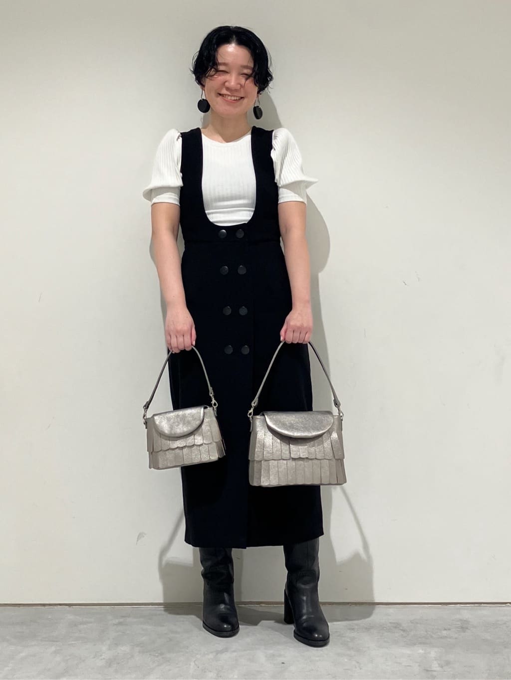Cさんの「HIROKO HAYASHI｜FRANGIA（フランジャ）ショルダーバッグ」を使ったコーディネート