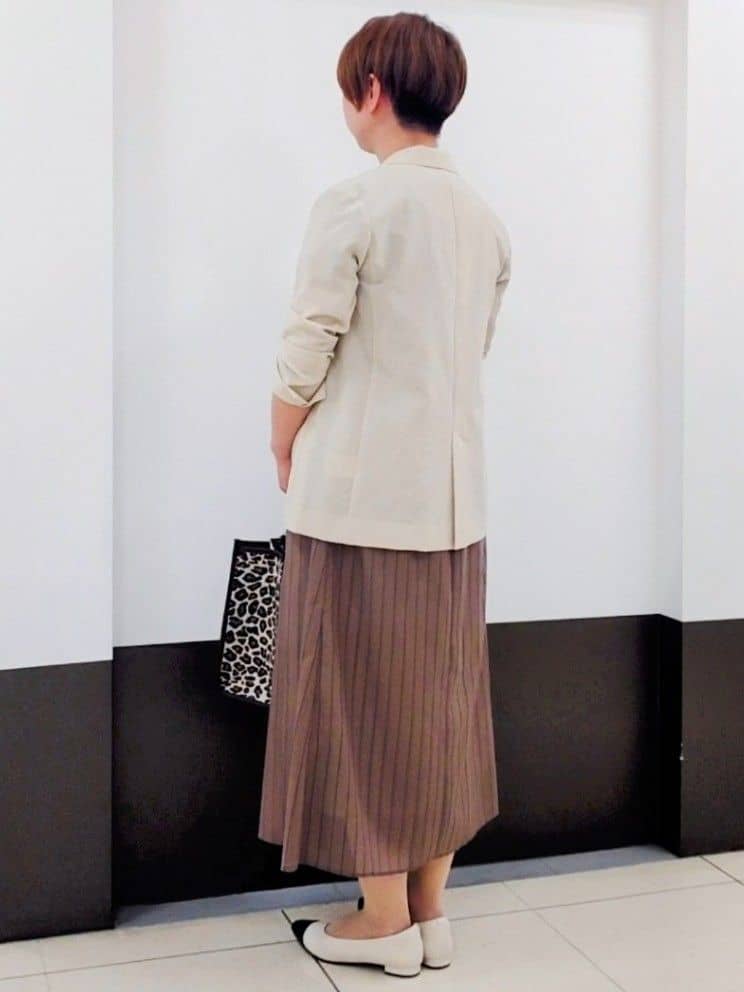 じゅりさんの「Reflect｜◆【マシンウォッシュ可／セットアップ可／通勤におすすめ】ドライタッチジャケット」を使ったコーディネート