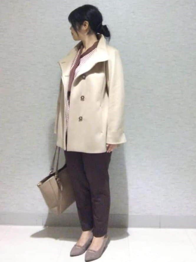 sakoさんの「Reflect｜【レイヤードに◎】ボウタイプリントブラウス」を使ったコーディネート