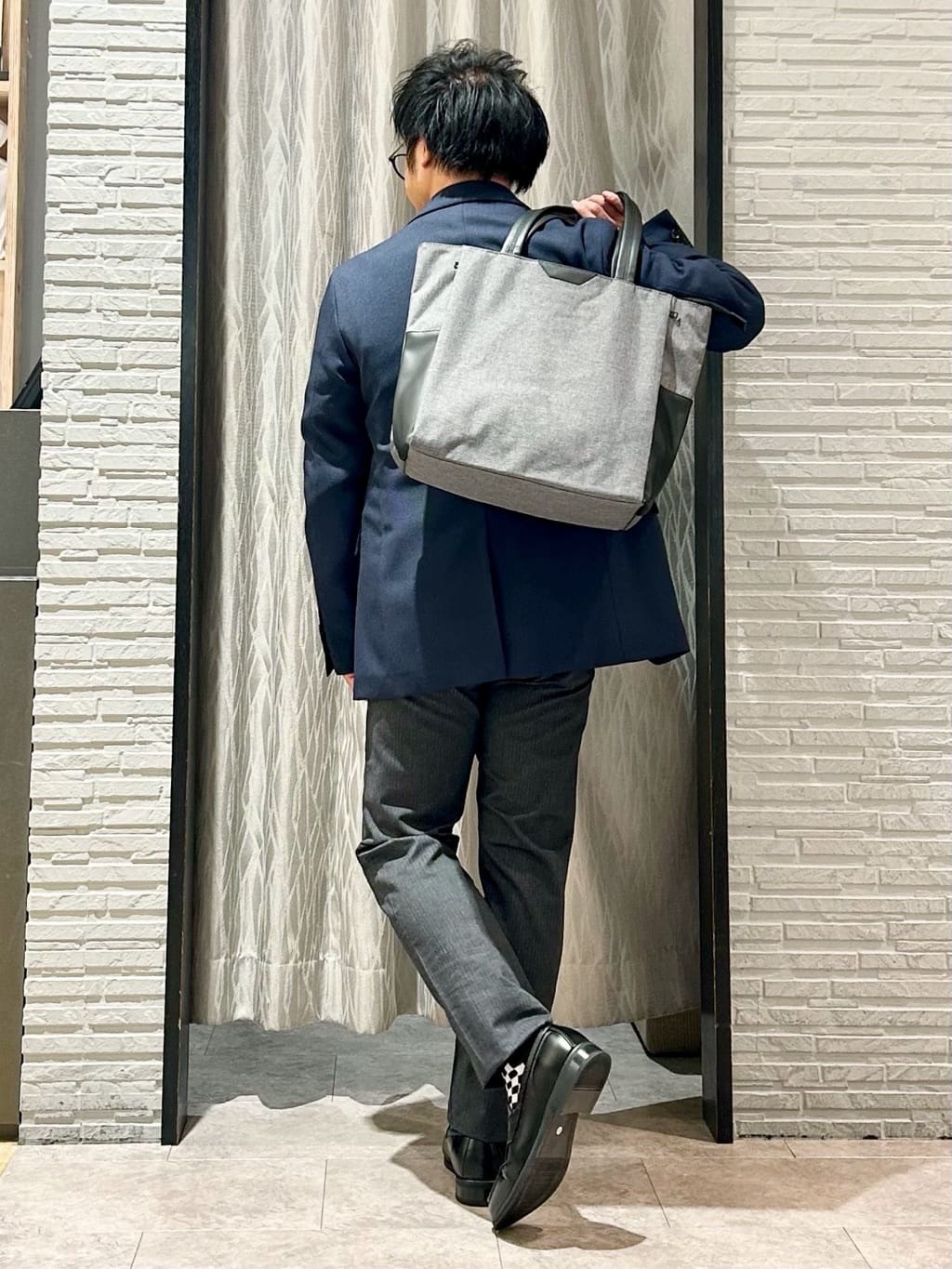 KENJI Iさんの「THE SHOP TK｜バーズアイジャケット 【洗濯機OK/セットアップ可】」を使ったコーディネート