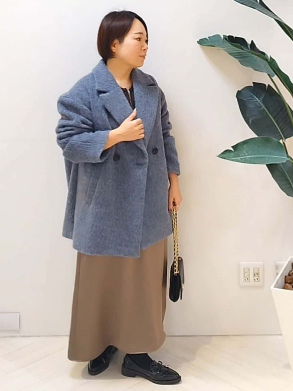 s u g iさんの「UNTITLED｜【ゆったりサイズ／着丈短め】ジップニットカーディガン」を使ったコーディネート